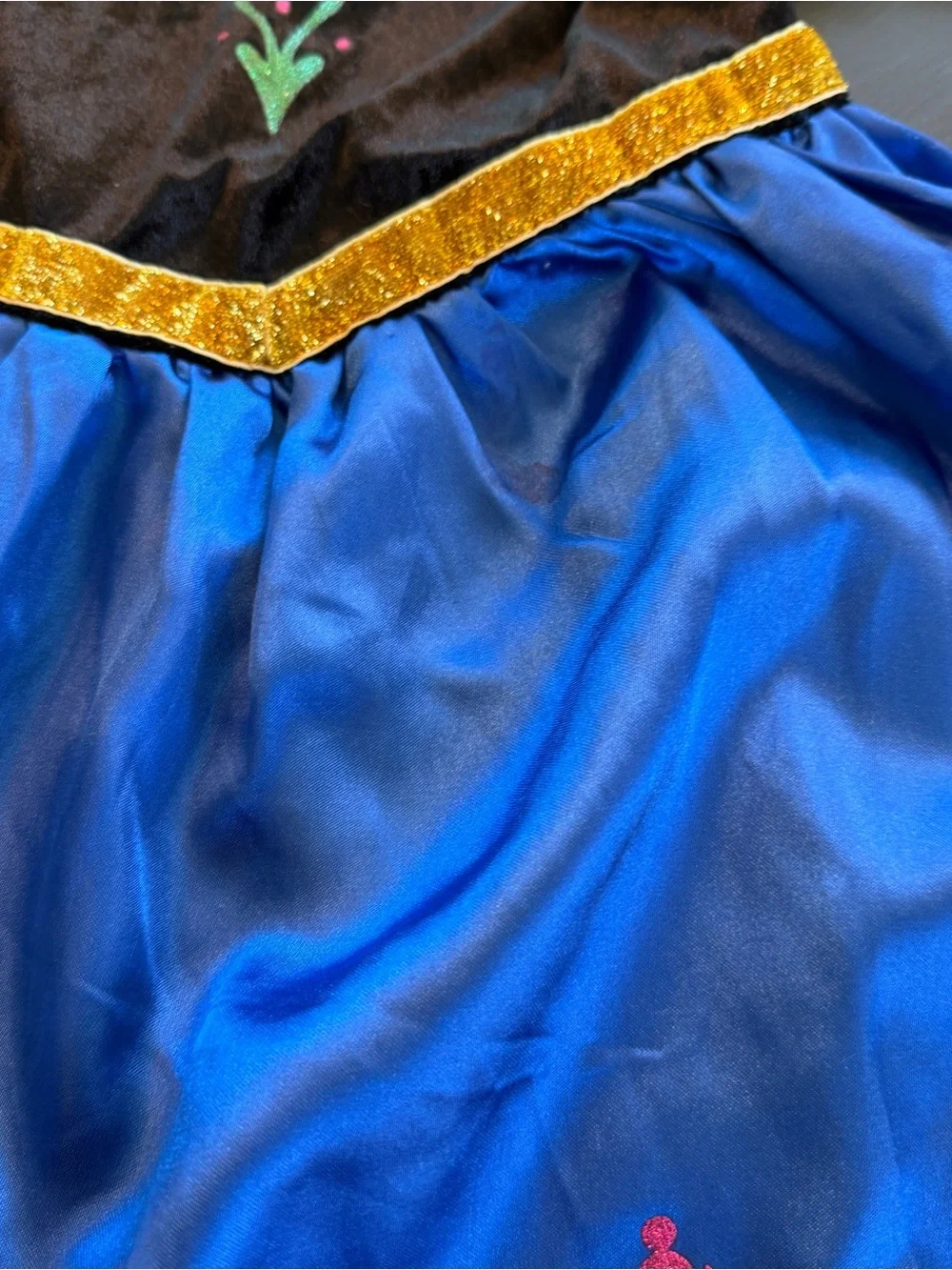 Disney Anna Frozen Play Costume Princess Dress Sz 3T-4T. Play quality